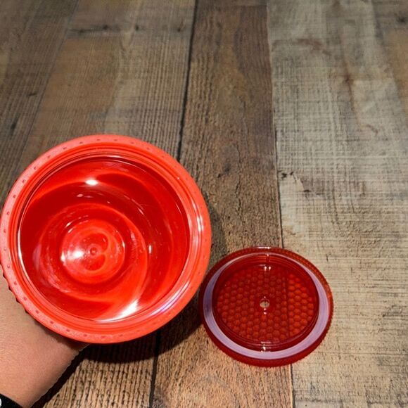 Starbucks Studded Tumble Venti Cup Red Jelly Coffee Cup Mug *has flaw - Picture 10 of 10